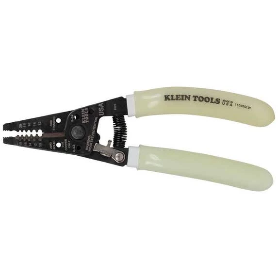 Klein Tools Klein High-Visibility Klein-Kurve Wire Stripper / Cutter 11055GLW 3 Klein Tools Klein High-Visibility Klein-Kurve Wire Stripper / Cutter 11055GLW