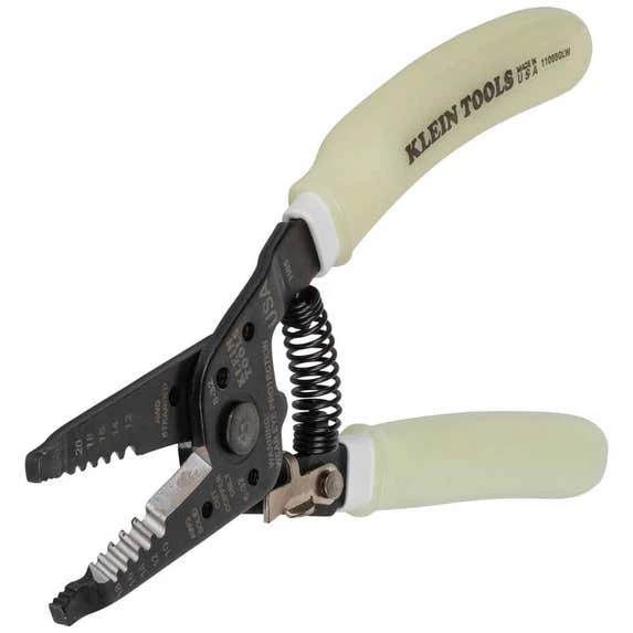 Klein Tools Klein High-Visibility Klein-Kurve Wire Stripper / Cutter 11055GLW 4 Klein Tools Klein High-Visibility Klein-Kurve Wire Stripper / Cutter 11055GLW - Image 2