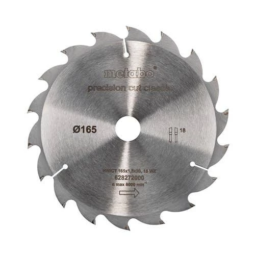 Metabo Tools Metabo 6.5" Circular Saw Blade HW/CT 165 X 20mm, 18T Classic Quality 628272000 4 Metabo Tools Metabo 6.5" Circular Saw Blade HW/CT 165 X 20mm, 18T Classic Quality 628272000 - Image 2
