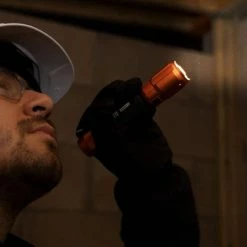 Klein Tools Klein Rechargeable 2-Color LED Flashlight With Holster 56413 -Werner Sales Shop 56413 app1