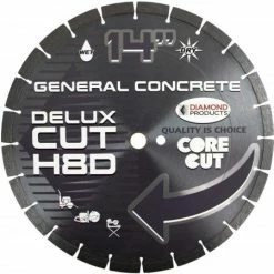 Diamond Products 16" X .125" Delux-Cut Wet/Dry High Speed Blade H8D Concrete 20926