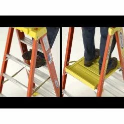 Werner Ladders & Fall Protection Werner 18FT Reach Height Fiberglass Podium Ladder 12ft Type IA PD6212 -Werner Sales Shop hqdefault 25 7
