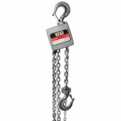 JET Tools Jet AL100-200-20 2 Ton Aluminum Hand Chain Hoist With 20ft Of Lift 133220