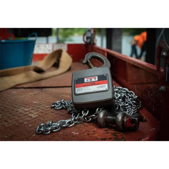 JET Tools Jet AL100-100-20 1 Ton Aluminum Hand Chain Hoist With 20ft Of Lift 133120 6 JET Tools Jet AL100-100-20 1 Ton Aluminum Hand Chain Hoist With 20ft Of Lift 133120 - Image 4