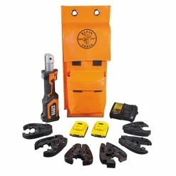 Klein Tools Klein Battery-Operated 7-Ton Cable Cutter And Crimper Kit BAT20-7T14
