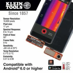 Klein Tools Klein Thermal Imager For Android Devices TI220 -Werner Sales Shop kln ti220 9