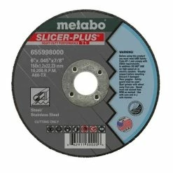 Metabo Tools Metabo Type 27 Slicer Plus A60TX 4-1/2" X .045" X 7/8" Cutting Wheel 655351000