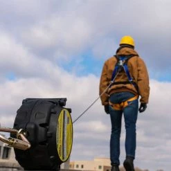 Werner Ladders & Fall Protection Werner Max Patrol 30' Cable Self-Retracting Galvanized Steel Leading Edge Capability Lifeline W/ Swivel Snap R410030LE -Werner Sales Shop r410030le 3