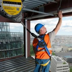 Werner Ladders & Fall Protection Werner Max Patrol 30' Cable Self-Retracting Galvanized Steel Leading Edge Capability Lifeline W/ Swivel Snap R410030LE -Werner Sales Shop r410030le 4