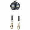 Werner Ladders & Fall Protection Werner Bantam Twinleg 8' Cable Leading Edge Self-Retracting Galvanized Steel Lifeline W/ Steel Swivel Snap Hook R413008LE -Werner Sales Shop r413008le