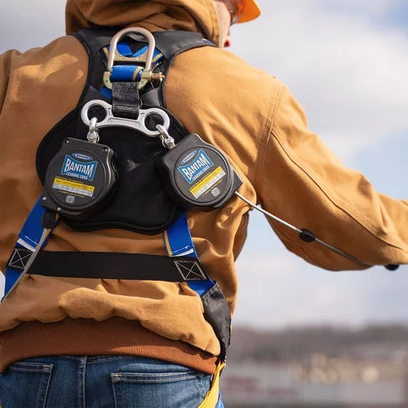 Werner Ladders & Fall Protection Werner Bantam Twinleg 8' Cable Leading Edge Self-Retracting Galvanized Steel Lifeline W/ Steel Swivel Snap Hook R413008LE 5 Werner Ladders & Fall Protection Werner Bantam Twinleg 8' Cable Leading Edge Self-Retracting Galvanized Steel Lifeline W/ Steel Swivel Snap Hook R413008LE - Image 3