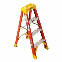 Werner Ladders & Fall Protection Werner 4' Type IA Fiberglass Step Ladder 6204