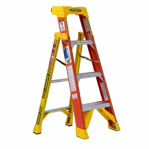 Werner Ladders & Fall Protection Werner 4' LeanSafe Type IA Fiberglass Leaning Ladder L6204 3 Werner Ladders & Fall Protection Werner 4' LeanSafe Type IA Fiberglass Leaning Ladder L6204