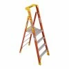 Werner Ladders & Fall Protection Werner 10' Fiberglass Podium Ladder 4' Platform Type IA PD6204 -Werner Sales Shop wern pd6204 pb2biwxl1qkl71gm
