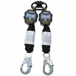 Werner Ladders & Fall Protection Werner Bantam 6' Web Self-Retracting Lifeline Twinleg Carabiner R431006